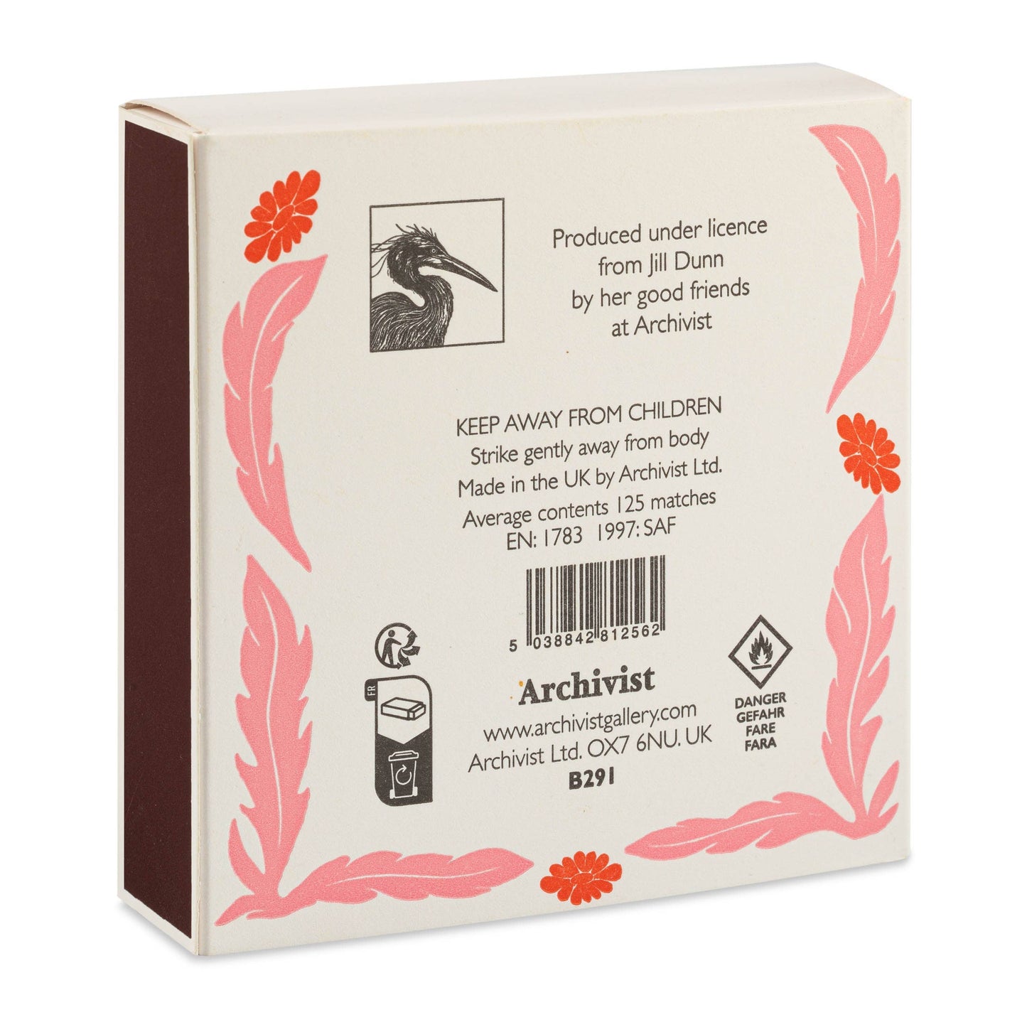 Botanical Heart Luxury Fyrstikker