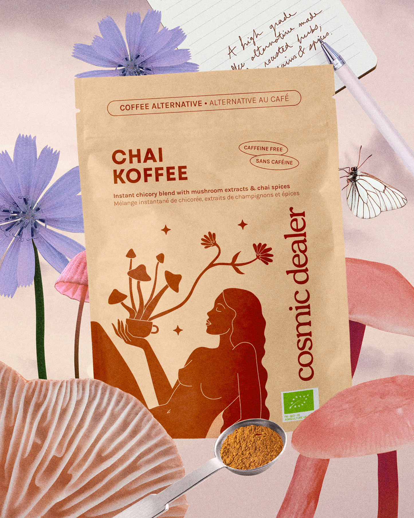 Herbal Koffee : Chai Spices + Lionsmane