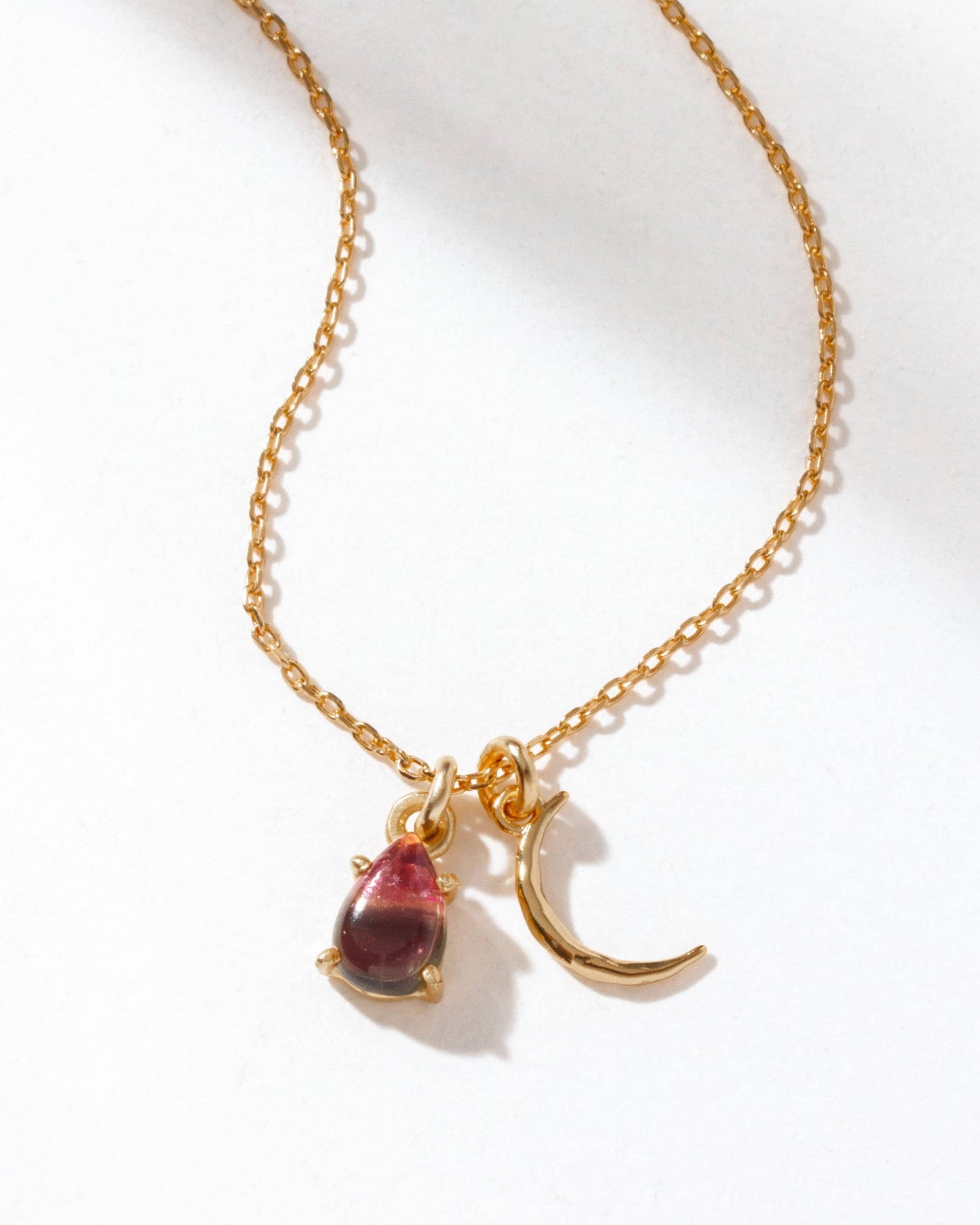 Cherished Charm Halskjede - Watermelon Tourmaline