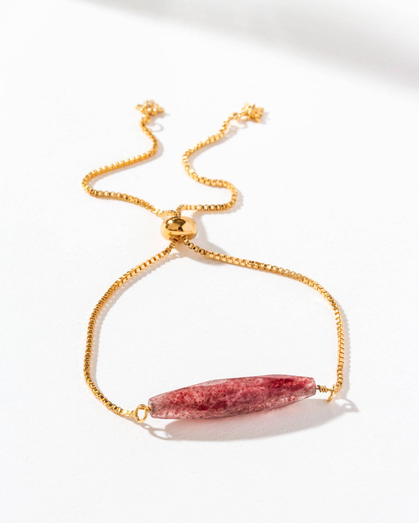 Vega Armbånd - Strawberry Quartz