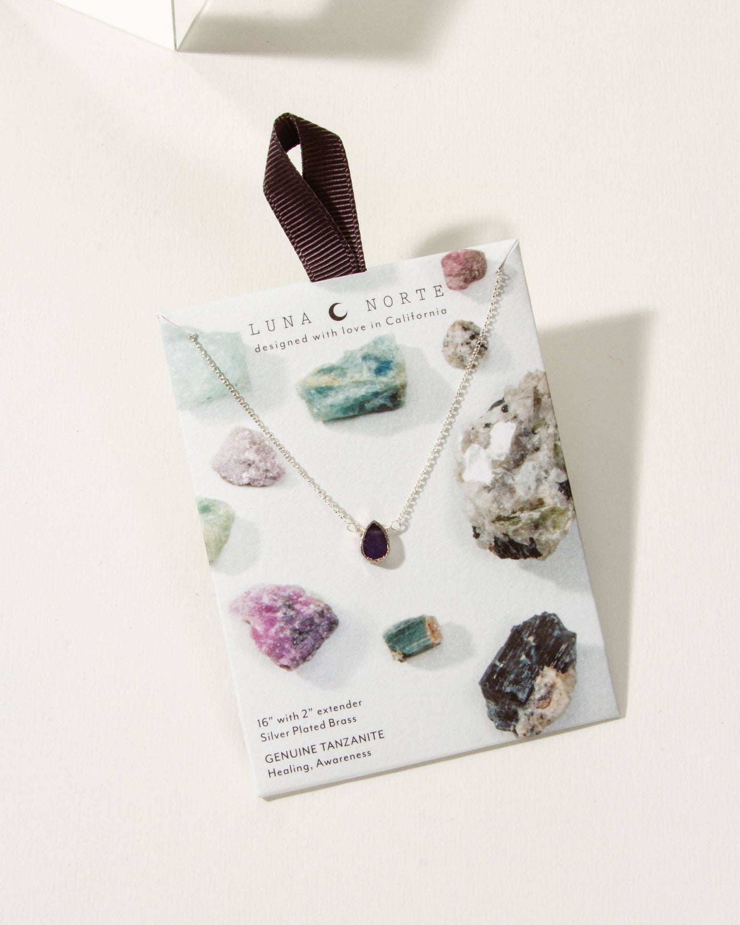 Delicate Gemstone Halskjeder I Sølv - Tanzanite