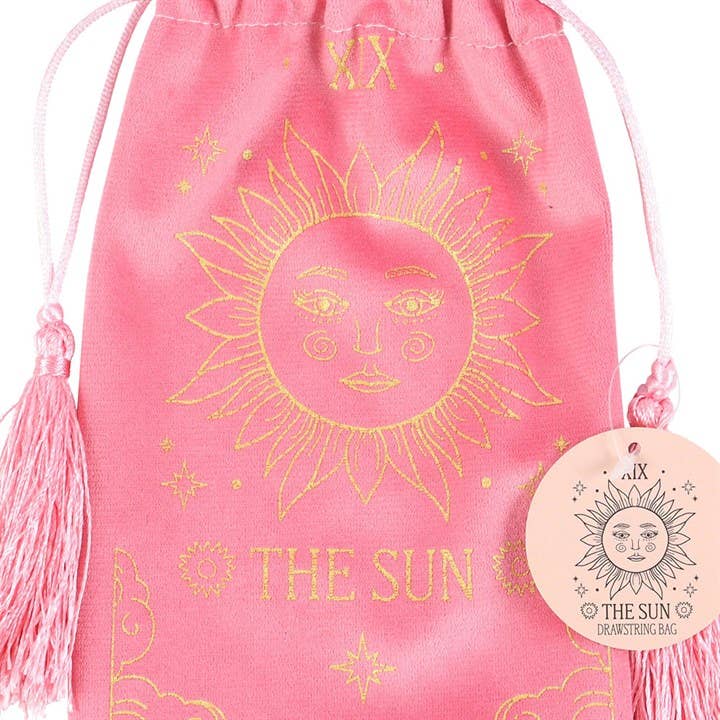 The Sun Vintage Tarot Kort Fløyelspose