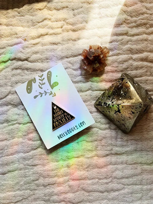 Enamel Pin: The Secret Society of Anxiety