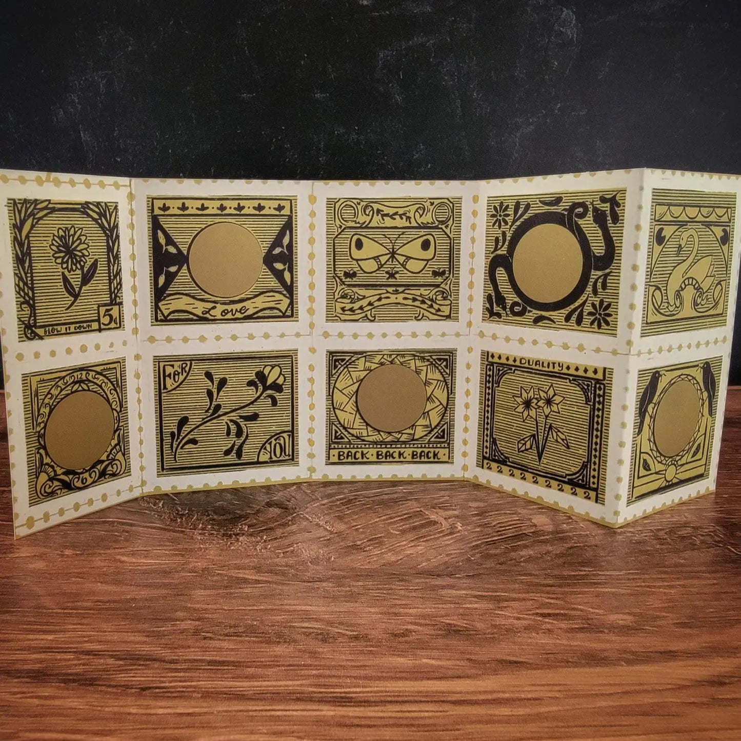 8 Stamp Scratch-Off Spådom, Grønn