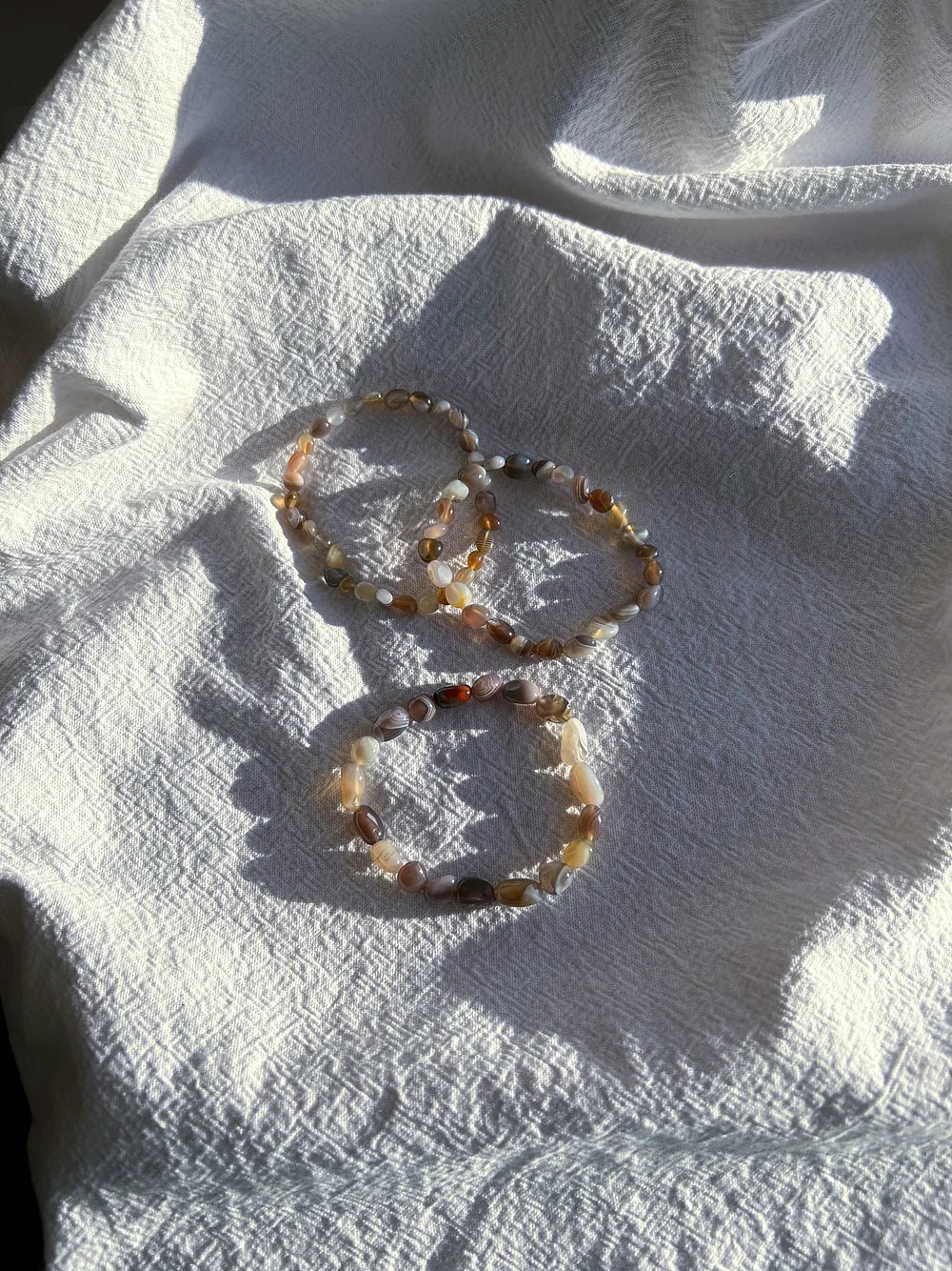 Agat Botswana Armbånd Nuggets