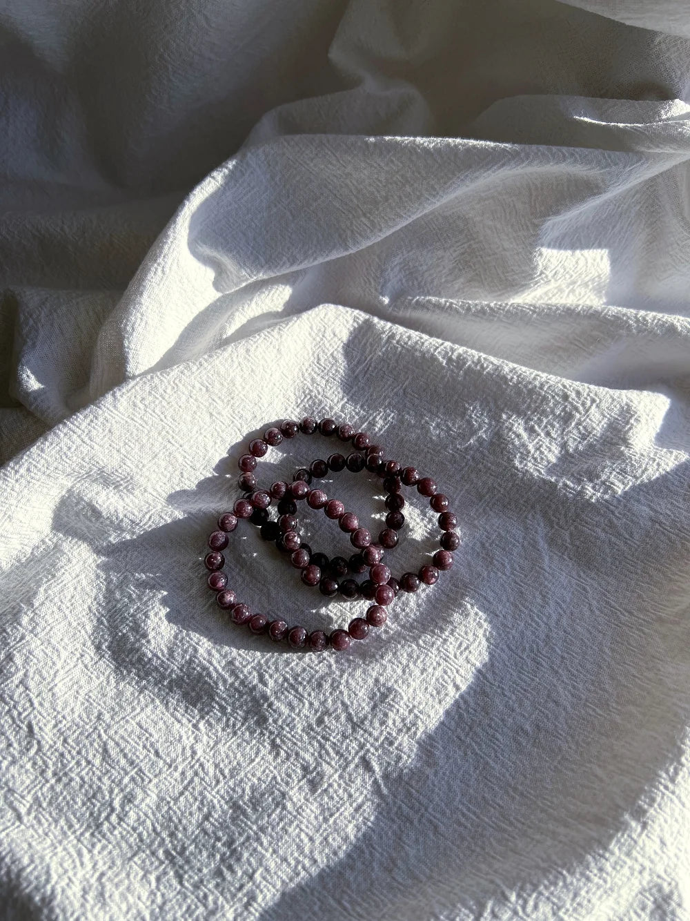 Lepidolitt Armbånd 8mm