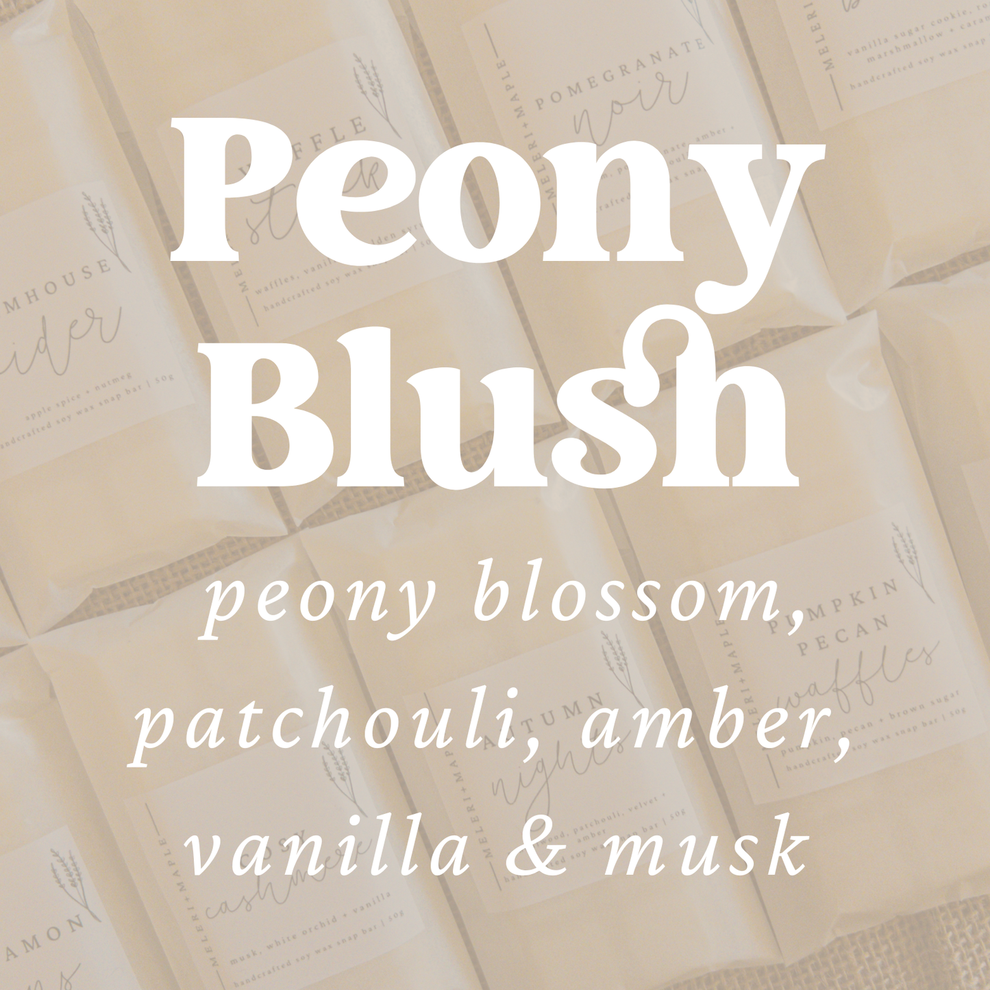 Peony Blush Snap Bar Wax Melt