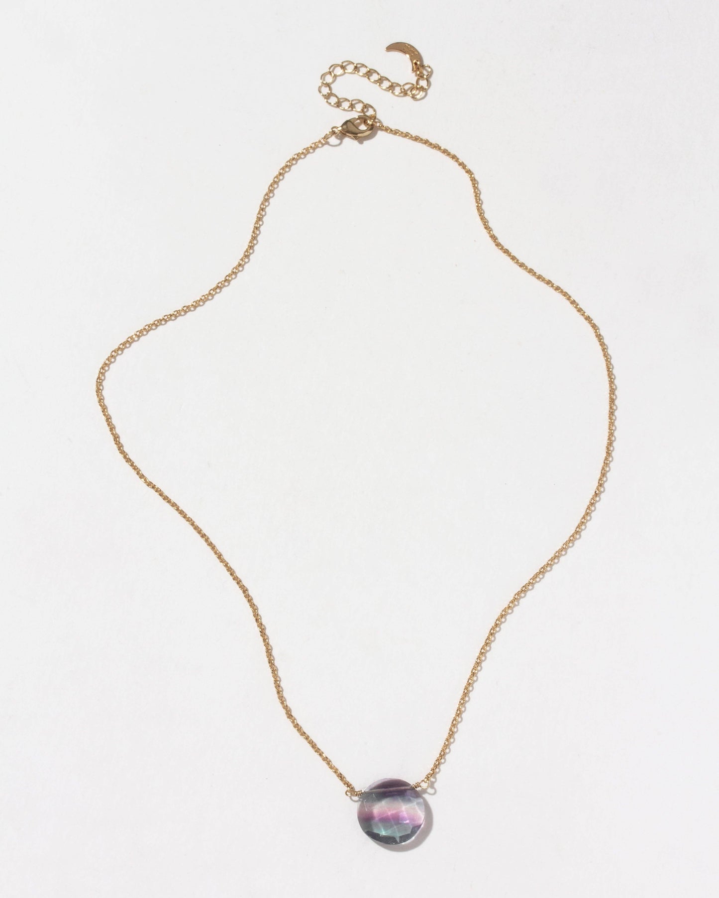 Gem in the Moon Gemstone Halskjede - Fluorite