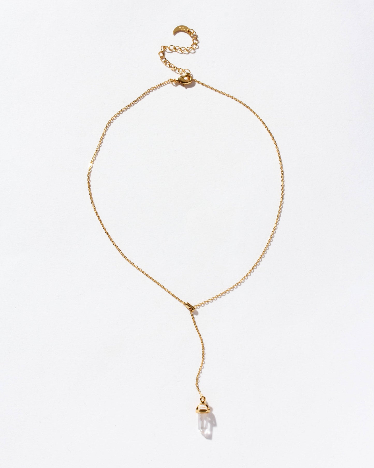 Prism Point Lariat - Klar Kvarts