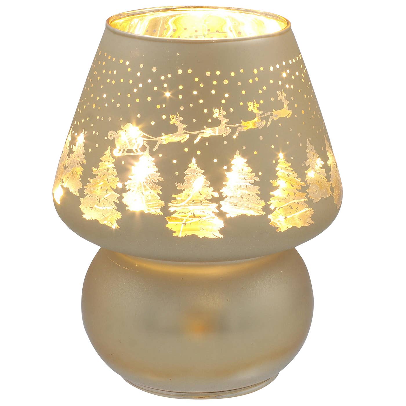 Julelampe i Gull – Bright Xmas (15 cm)