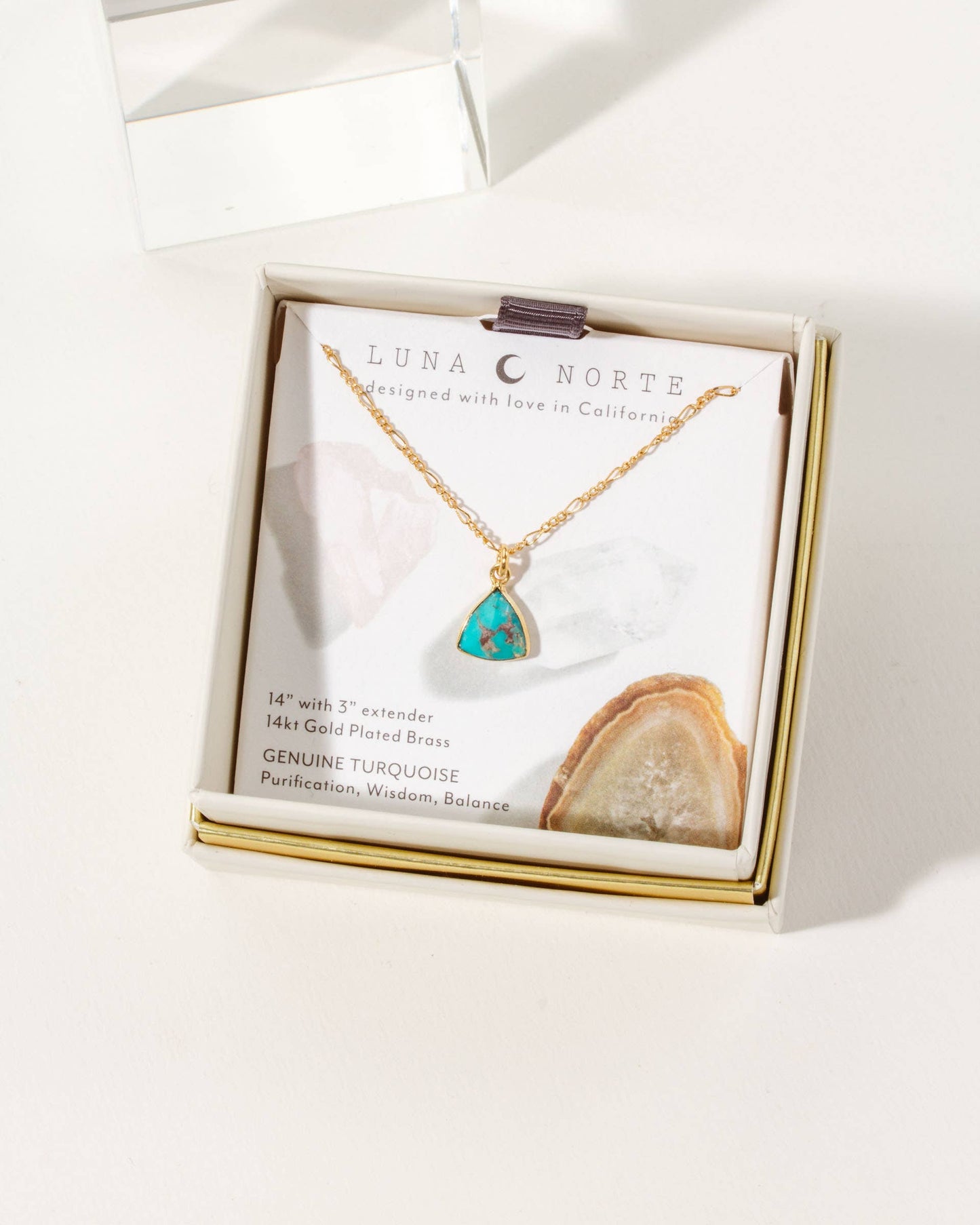 Bermuda Triangle Dainty Collar Halskjede - Turquoise