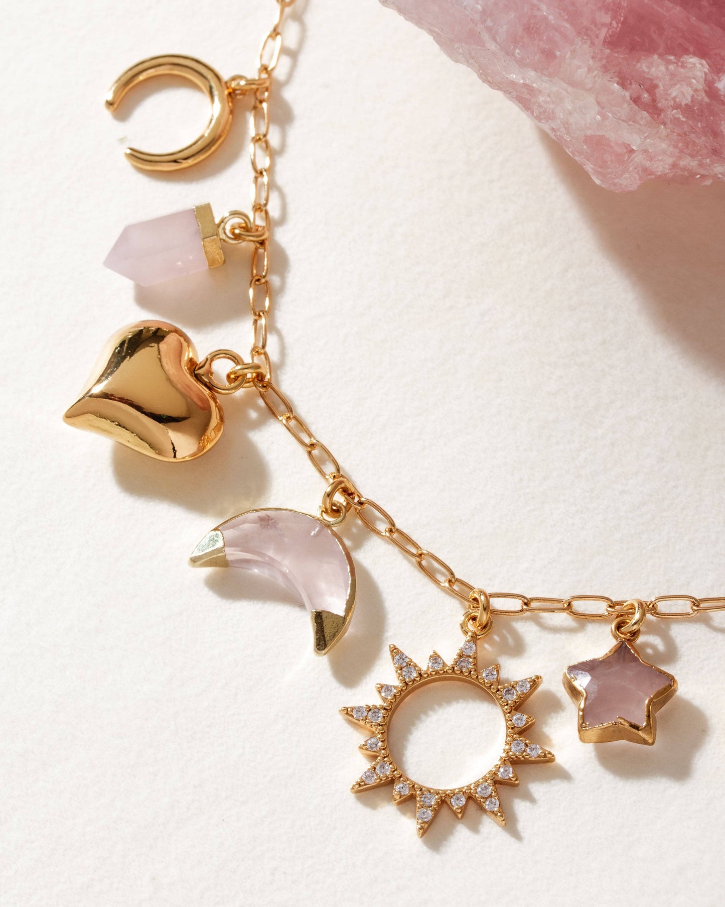 Love and Light Charm Halskjede