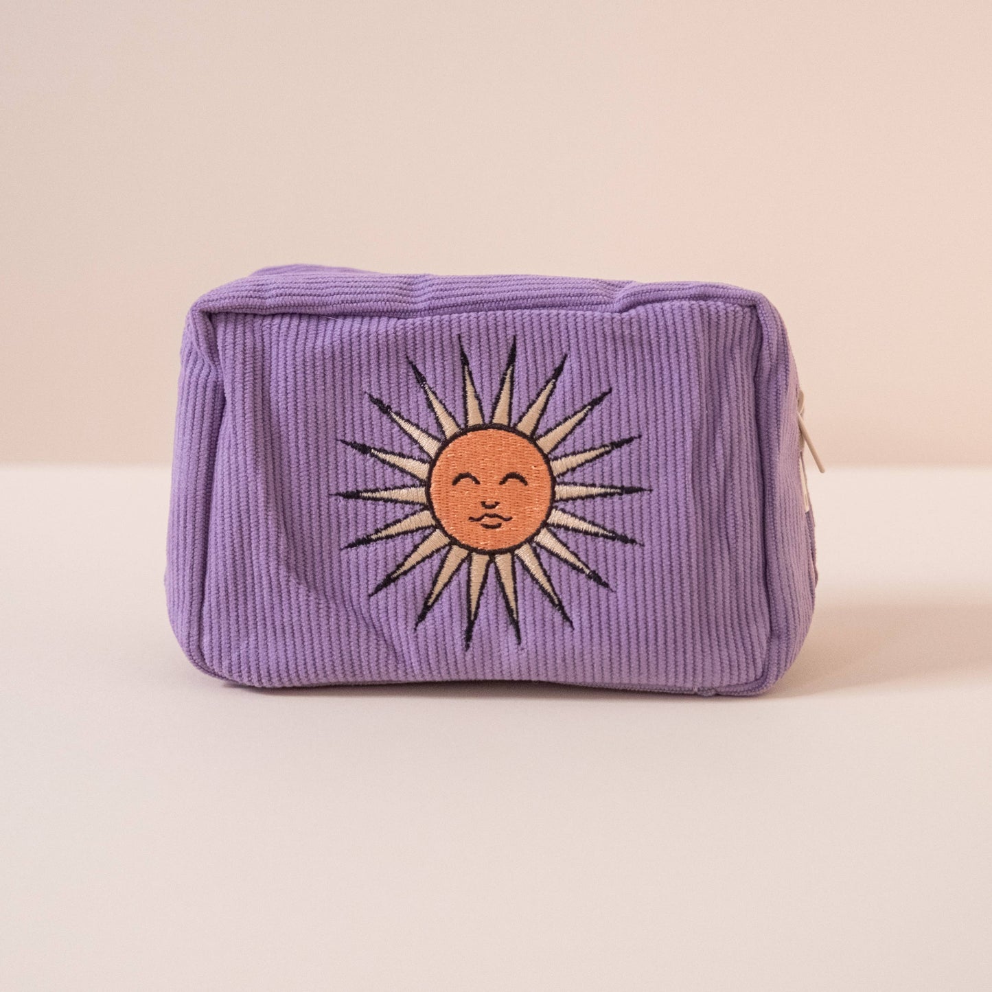 Corduroy Makeup Bag Lavender