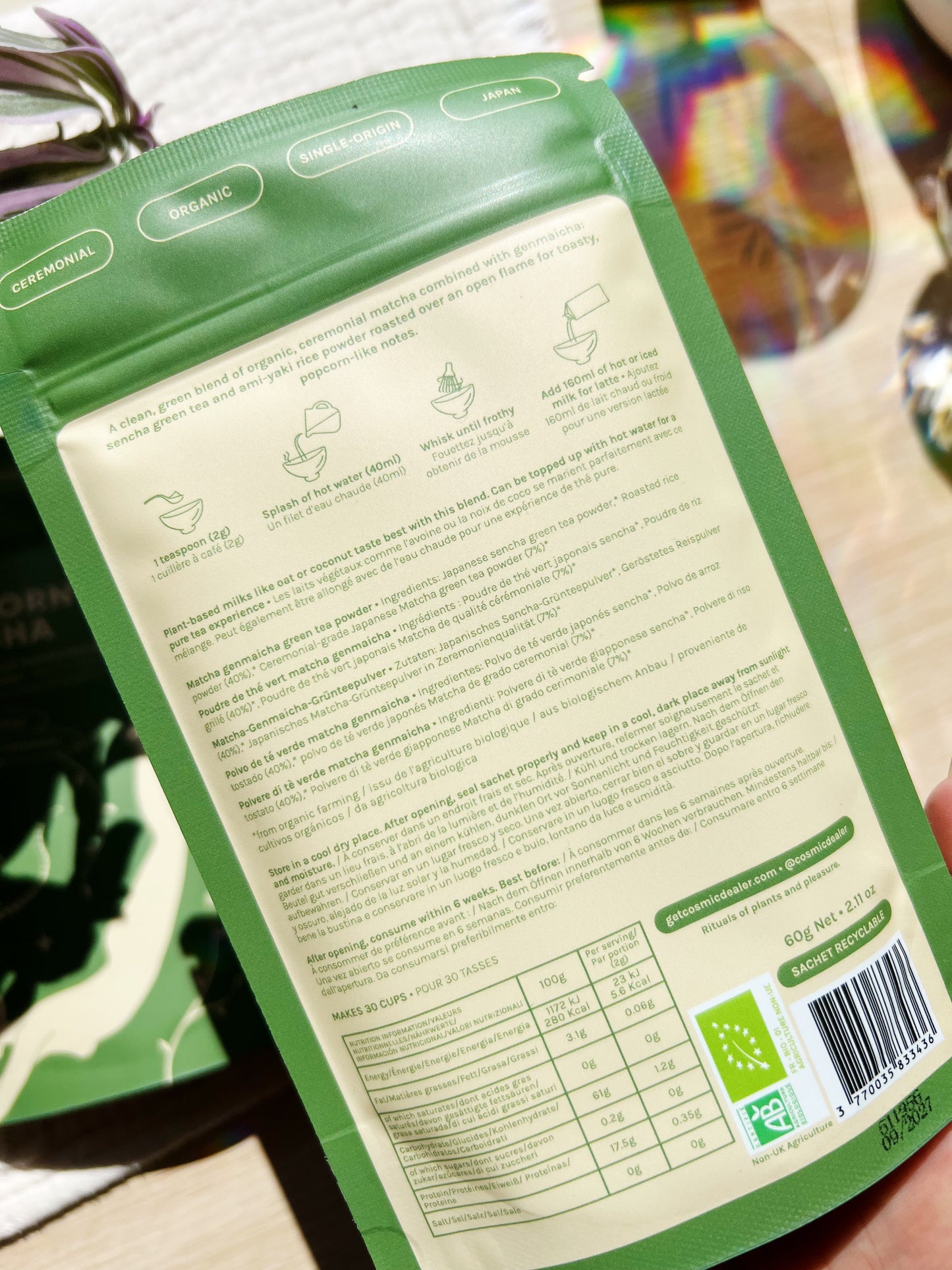 Popcorn Matcha
