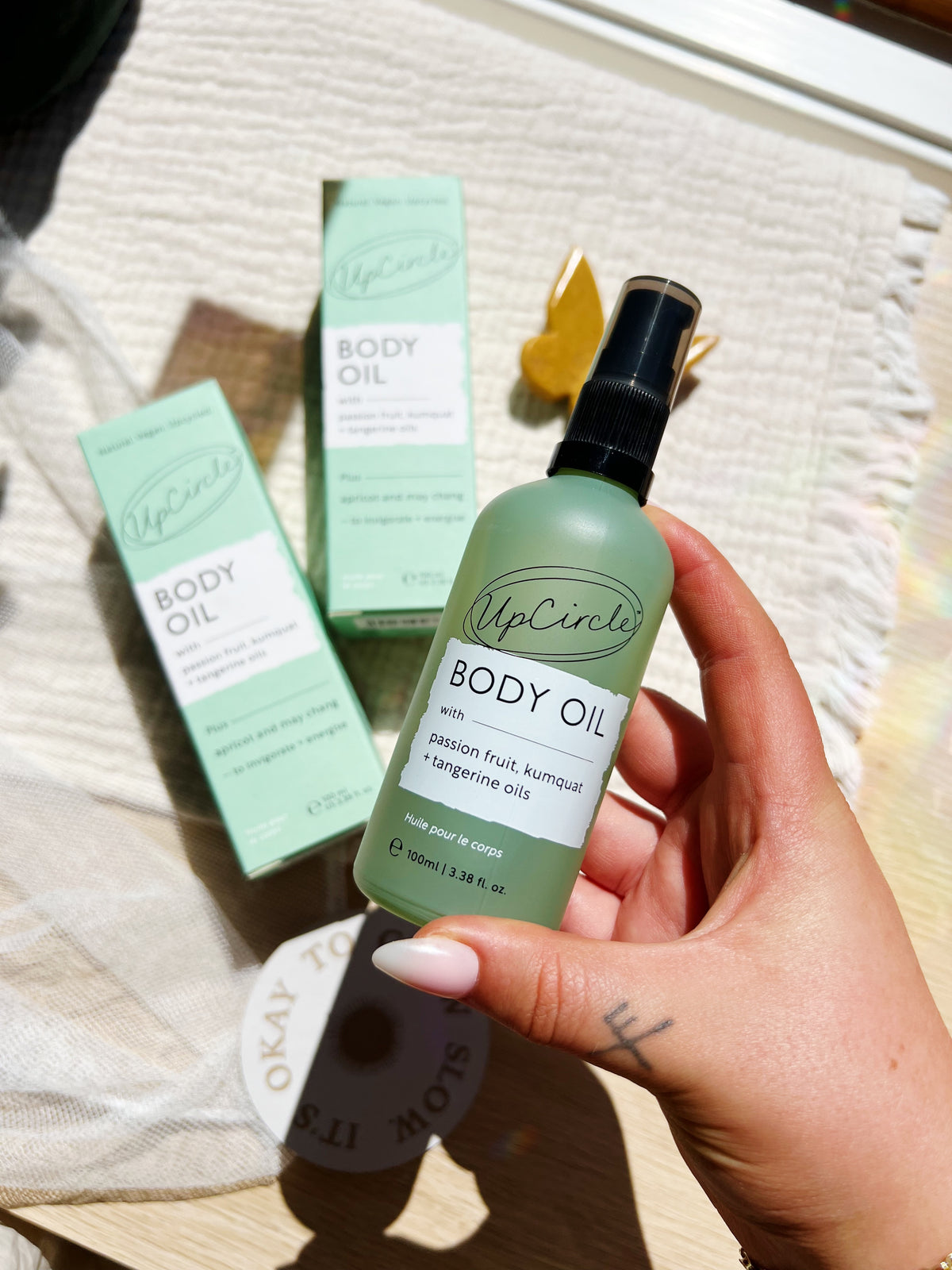 Body Oil med Passionfruit & Tangerine