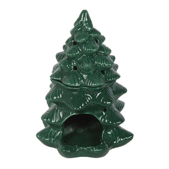 Winter Wonderland Wax melt brenner – Grønn Julegran i Keramikk