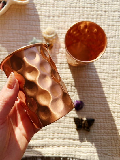 Kobberkrus, 2-pack – hamret finish