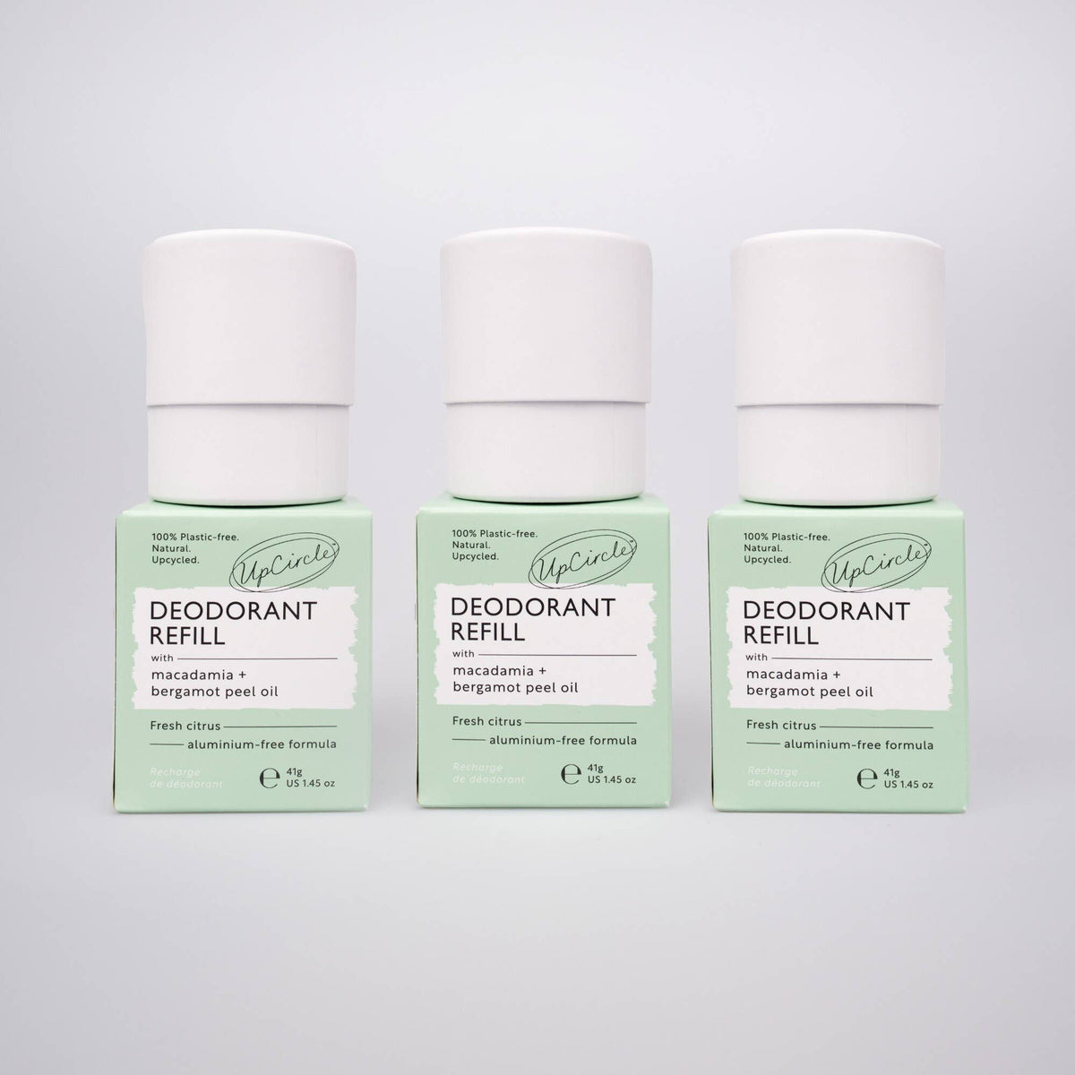 Plastfri Deodorant Refill med Macadamia + Bergamot (uten etui)
