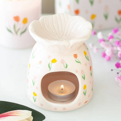 Vår Tulipan Olje og Wax Warmer Brenner