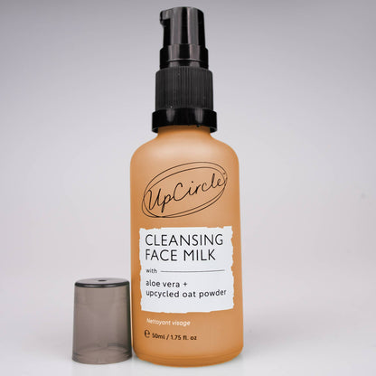 Cleansing Face Milk med Aloe Vera & Oat Powder – Reisestørrelse (50ml)