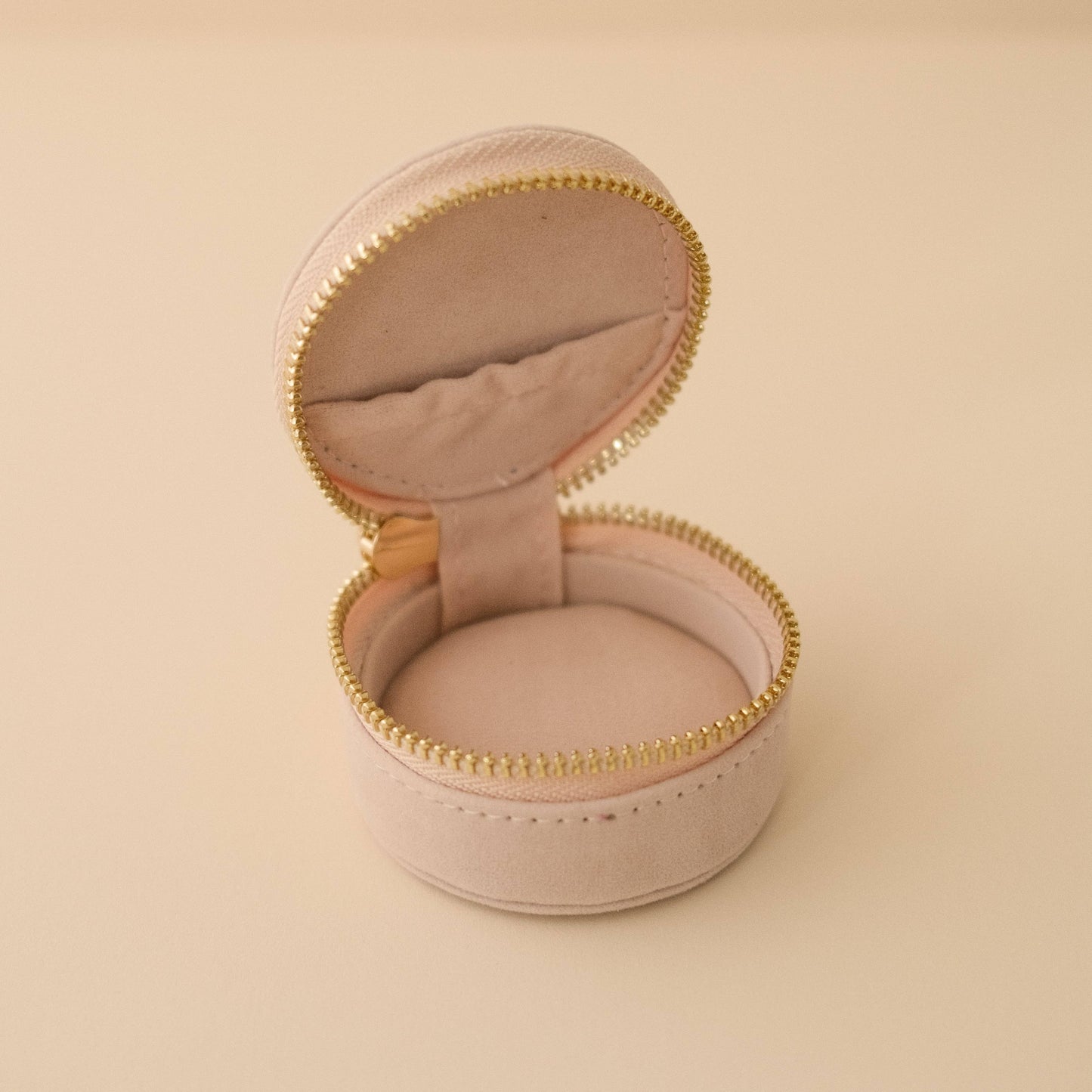 Mini Travel Smykkeskrin Shell Cream