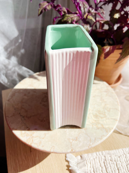 Grønn Bokformet Vase
