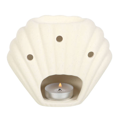 Sjøskall Oljebrenner & Wax Melt Brenner – Steinfarvet