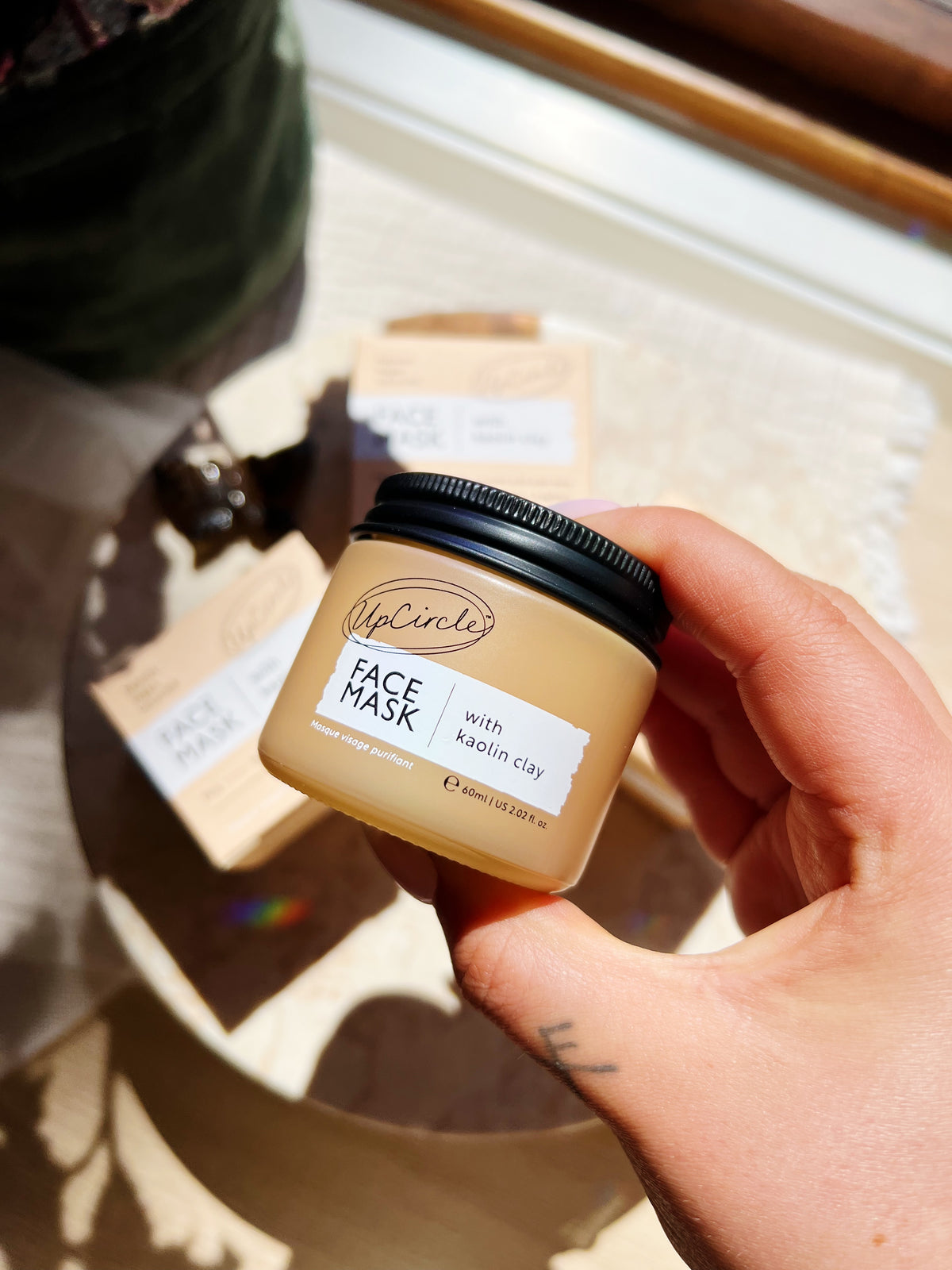 Face Mask med Kaolin Clay & Olive Stone Powder