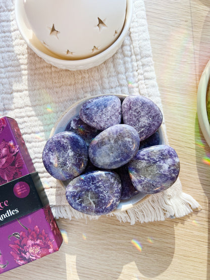 Lepidolitt Flat Krystall