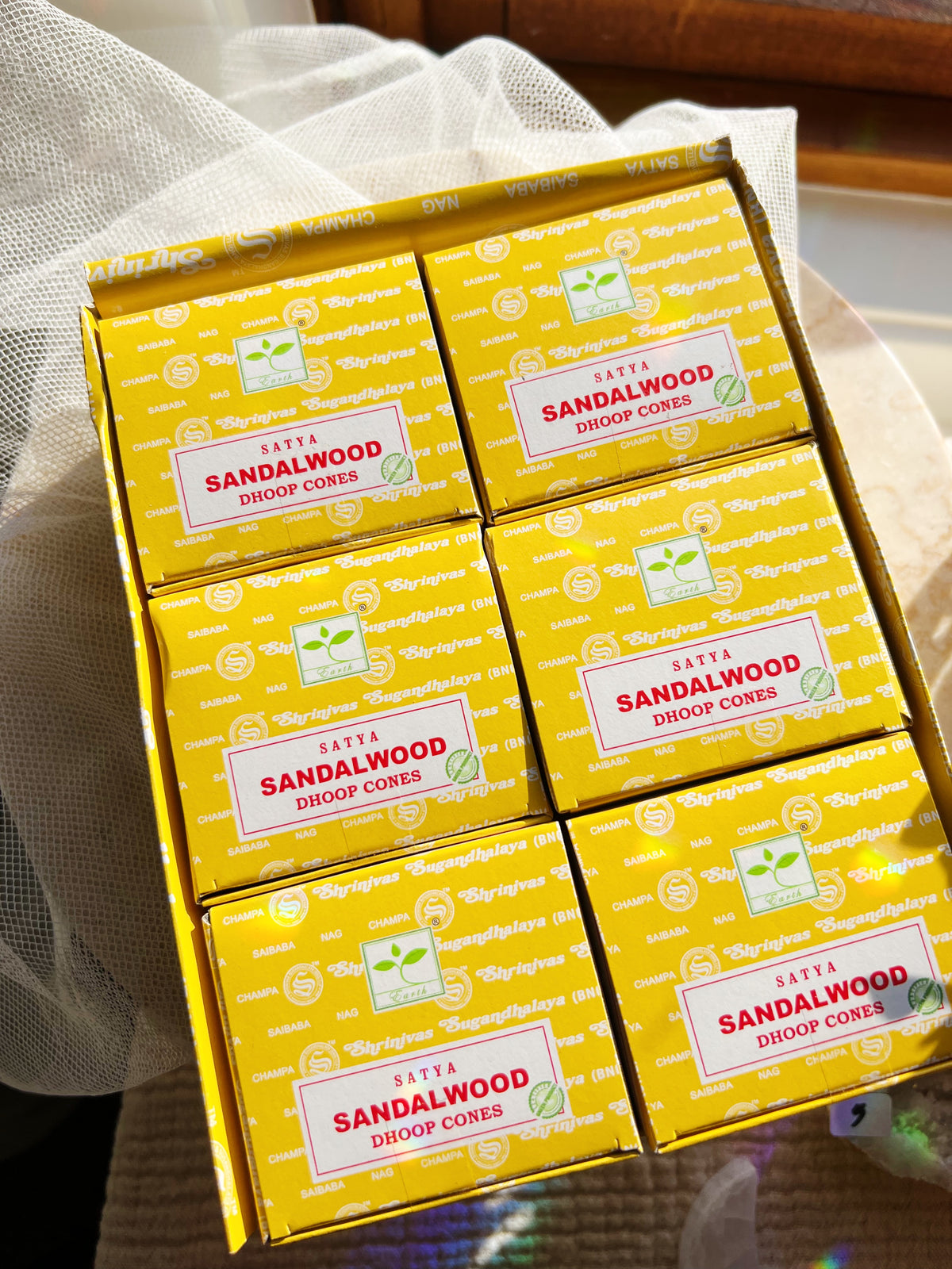 Sandalwood Røkelseskjegler fra Satya