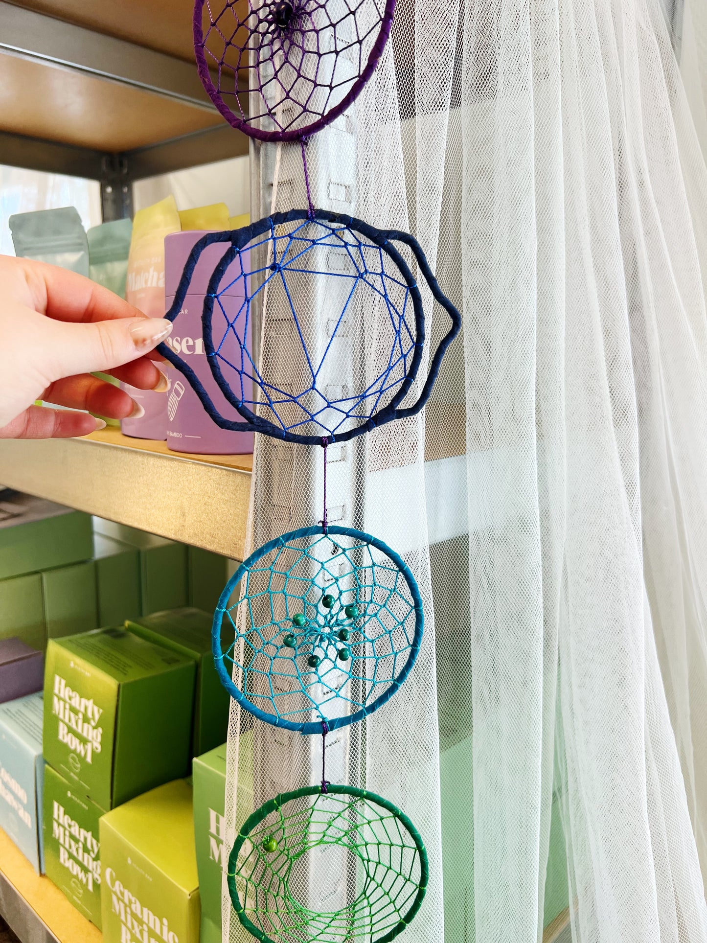Chakra Regnbue Drømmefanger Veggpynt