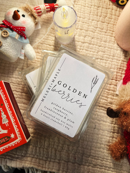 Golden Berries Heart Wax Melts