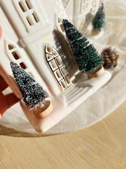 Cosy Lane Julekirke – Telysholder
