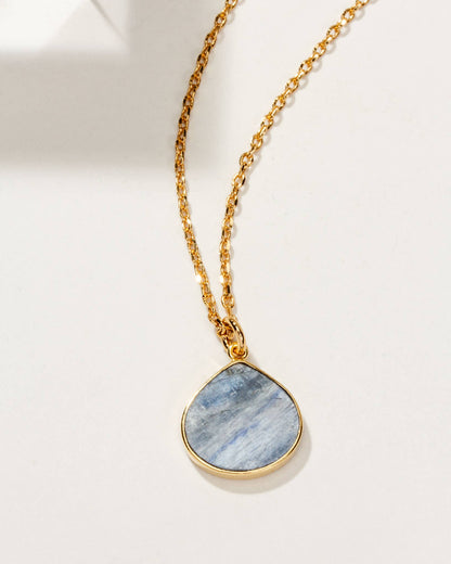 Bohemian Long Medallion Halskjede - Kyanite