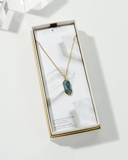 Intuition Long Halskjede - Labradorite