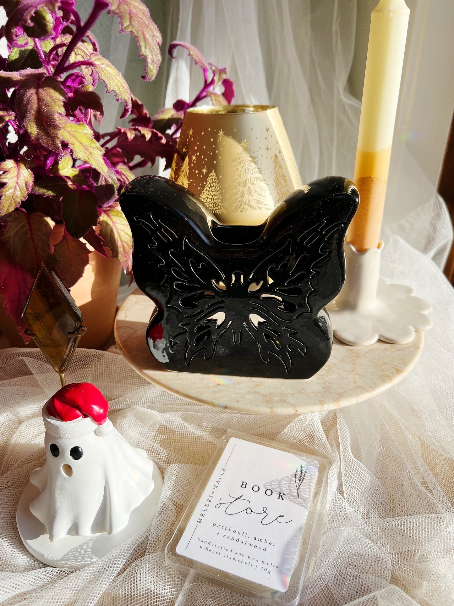 Magisk sommerfugl olje/ wax melt brenner