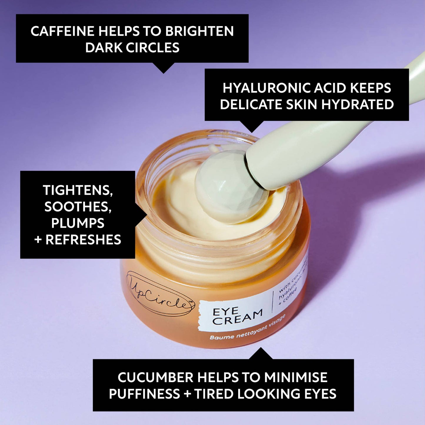 Eye Cream med Hyaluronic Acid & Coffee Oil