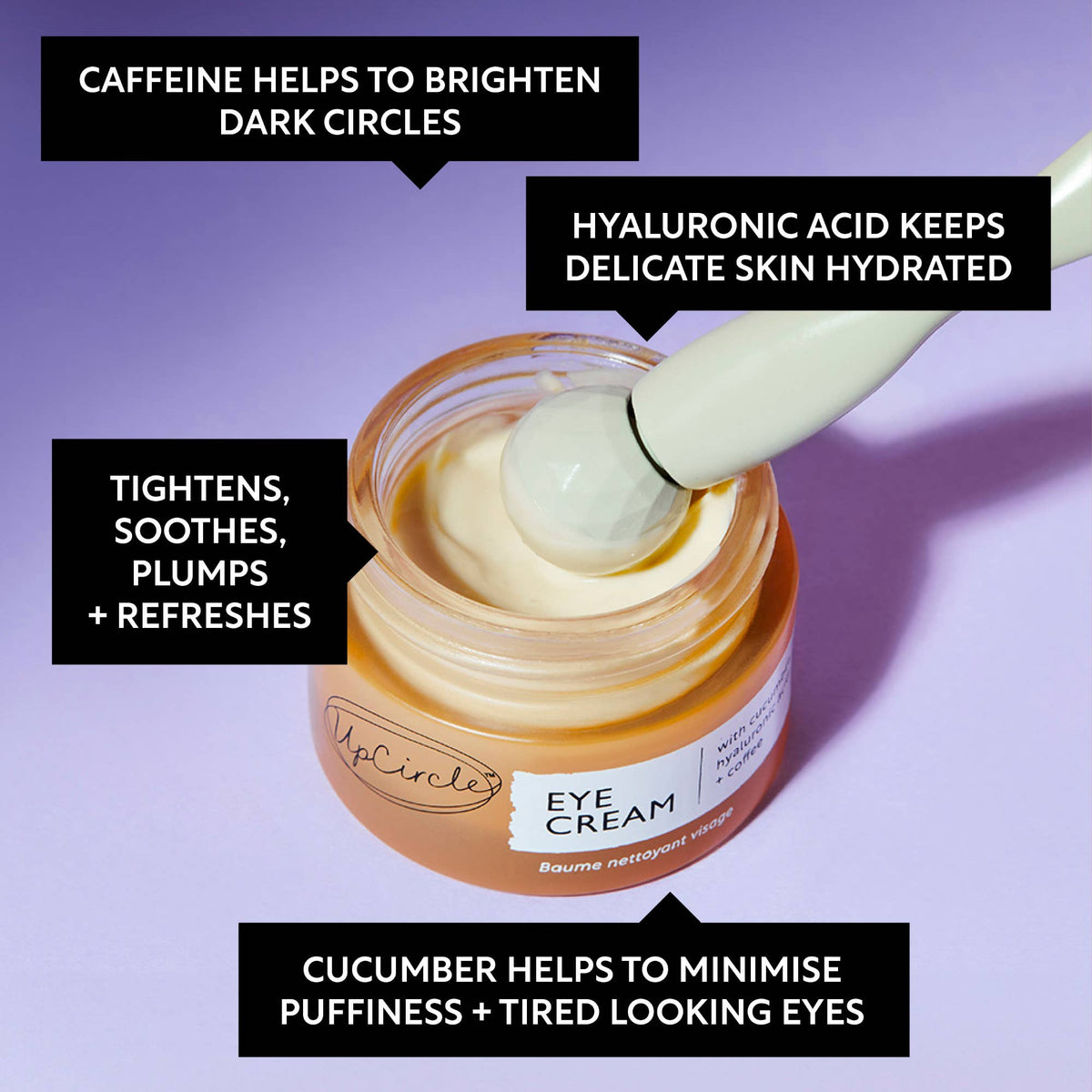 Eye Cream med Hyaluronic Acid & Coffee Oil