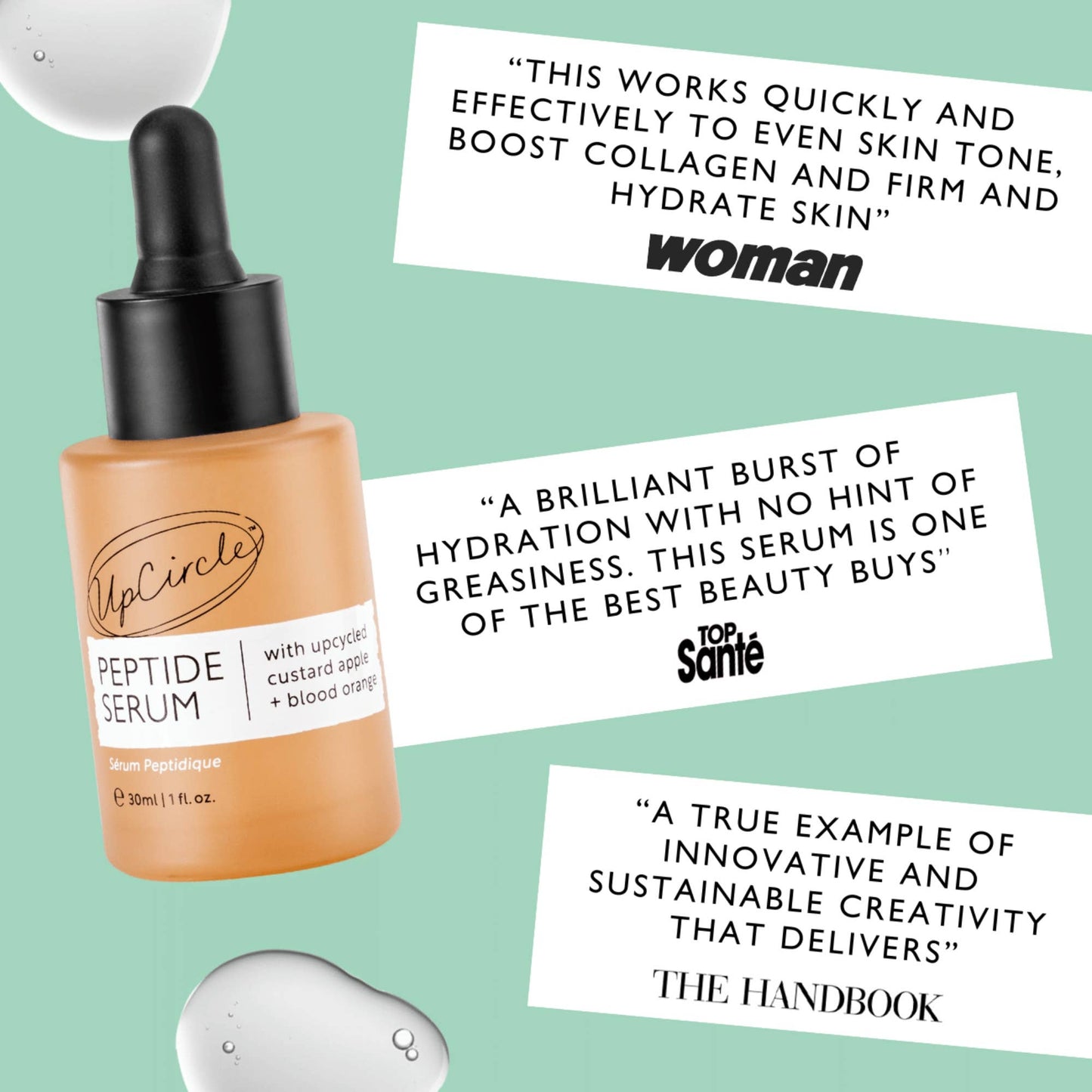 Peptide Face Serum med Niacinamide