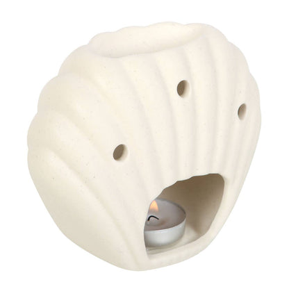 Sjøskall Oljebrenner & Wax Melt Brenner – Steinfarvet