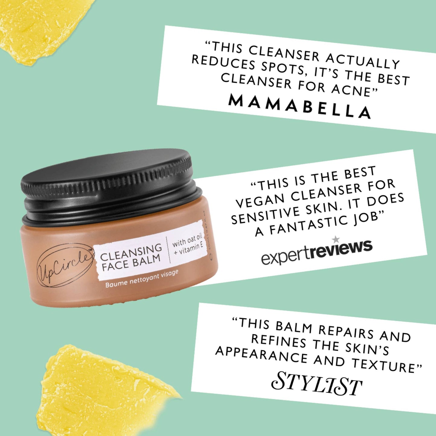 Cleansing Balm med Oat Oil & Vitamin E – Reisestørrelse (20ml)