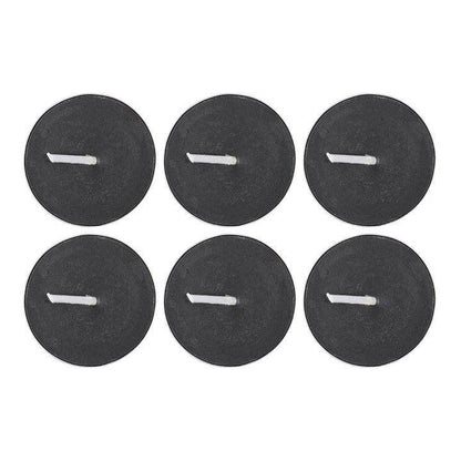 Sett med 6 Sorte Dark Romance Opium Telys