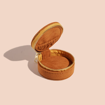 Mini Travel Smykkeskrin Burnt Orange
