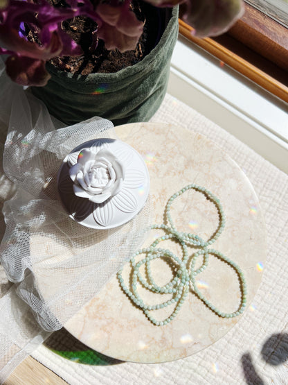Burmesisk Jade Armbånd 4mm