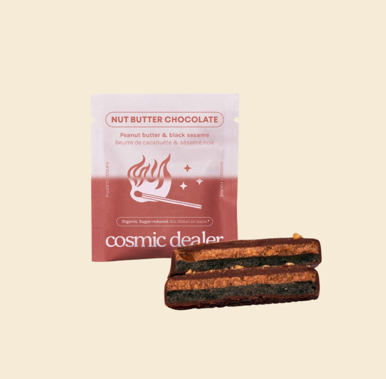 Double layer: Peanut Butter & Black Sesame Sjokolade