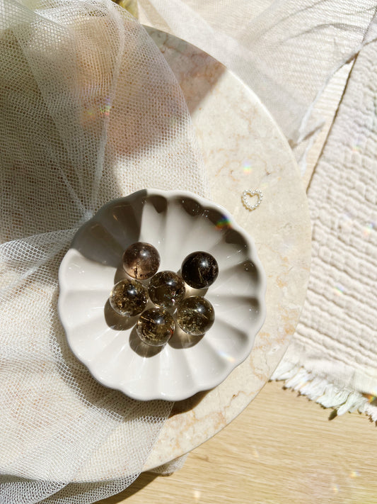 Røykkvarts Krystallkule – 1.5-2cm