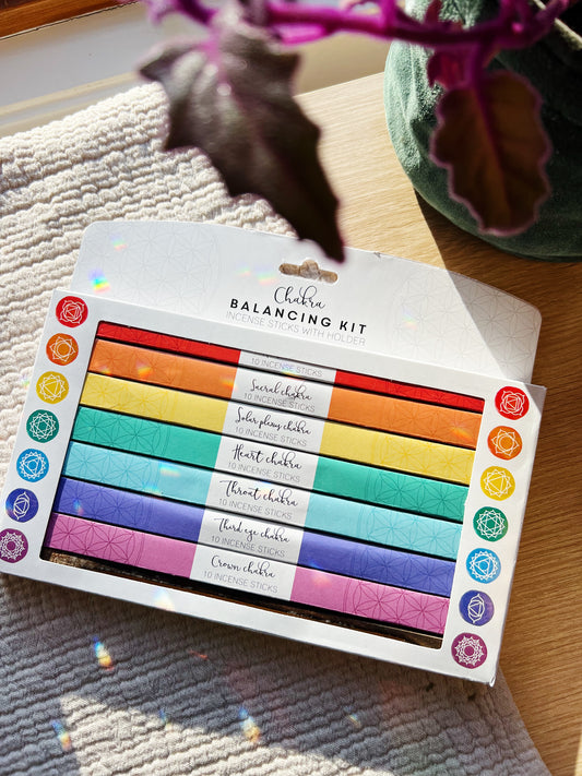 Chakra Balanserende Røkelse Gavesett