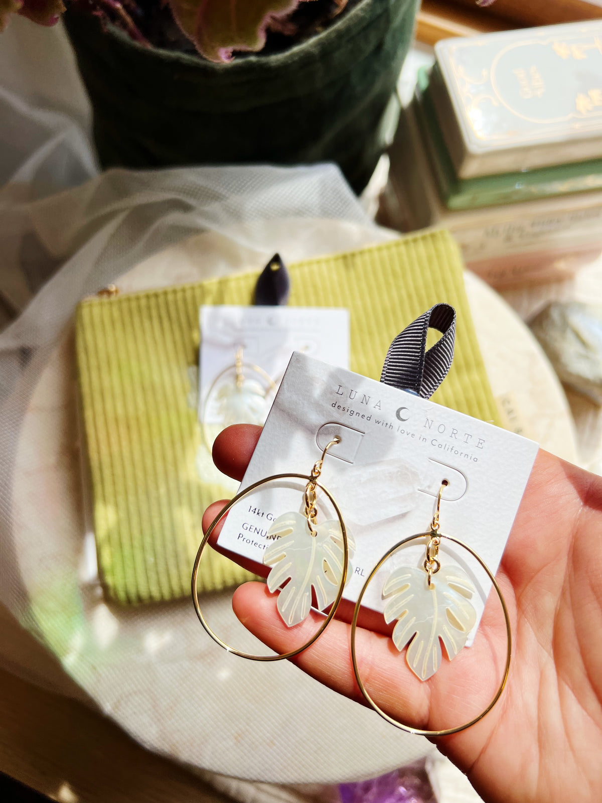 Hanging Garden Pothos Øredobber