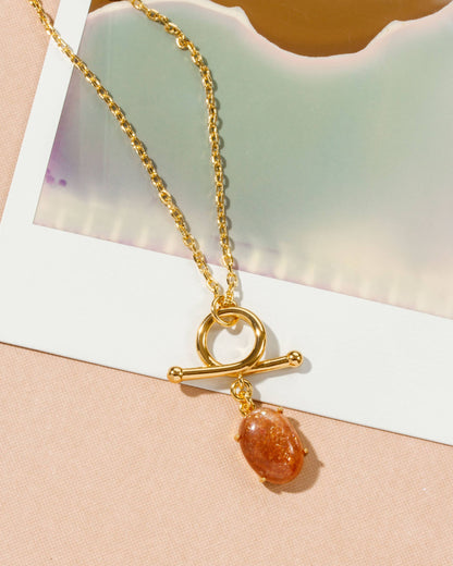 Embrace Me Long Halskjede - Sunstone