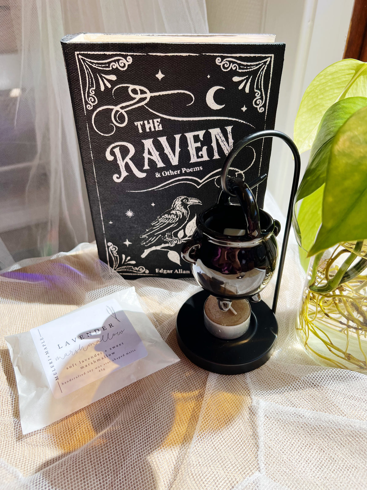 Hanging Cauldron Oilje og Wax melt Brenner